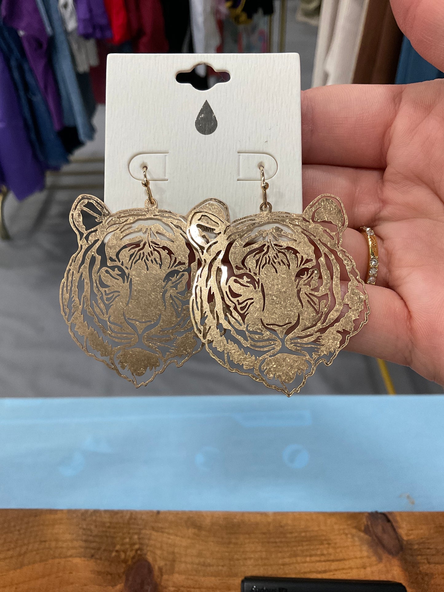 Tiger Earrings