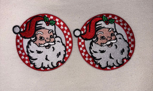 Checkered Santa Patch